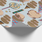 Ice cream pattern | Lollies pattern | lollipop 25 Geschenkpapier (Ecke)