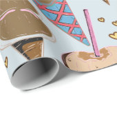 Ice cream pattern | Lollies pattern | lollipop 25 Geschenkpapier (Rolleneckpunkt)
