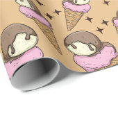 Ice cream pattern | Lollies pattern | lollipop 27 Geschenkpapier (Rolleneckpunkt)