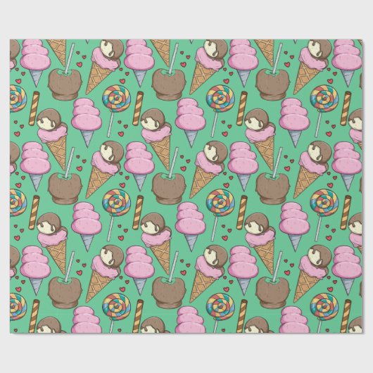 Ice cream pattern | Lollies pattern | lollipop 29 Geschenkpapier (Flach)
