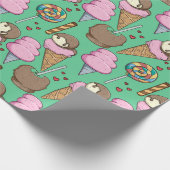 Ice cream pattern | Lollies pattern | lollipop 29 Geschenkpapier (Ecke)