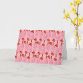 Ice cream pattern | Lollies pattern | lollipop 2 Karte (Gelbe Blume)