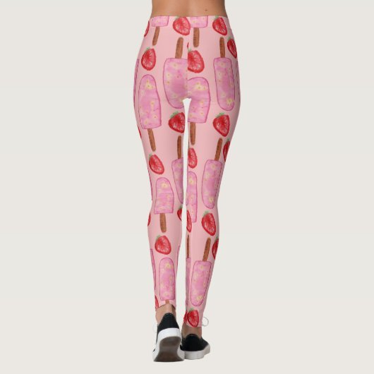 Ice cream pattern | Lollies pattern | lollipop 2 Leggings (Rückseite)