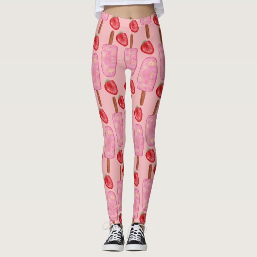 Ice cream pattern | Lollies pattern | lollipop 2 Leggings (Vorderseite)
