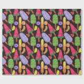 Ice cream pattern | Lollies pattern | lollipop 4 Geschenkpapier (Flach)