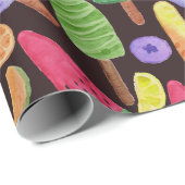 Ice cream pattern | Lollies pattern | lollipop 4 Geschenkpapier (Rolleneckpunkt)