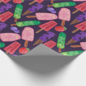 Ice cream pattern | Lollies pattern | lollipop 6 Geschenkpapier (Ecke)