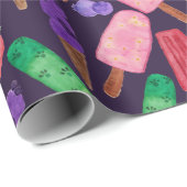 Ice cream pattern | Lollies pattern | lollipop 6 Geschenkpapier (Rolleneckpunkt)