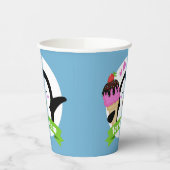 Ice Cream Penguin-Farbe Pappbecher (Links)