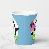 Ice Cream Penguin-Farbe Pappbecher (Rechts)