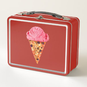 Ice Cream Pizza Metall Brotdose