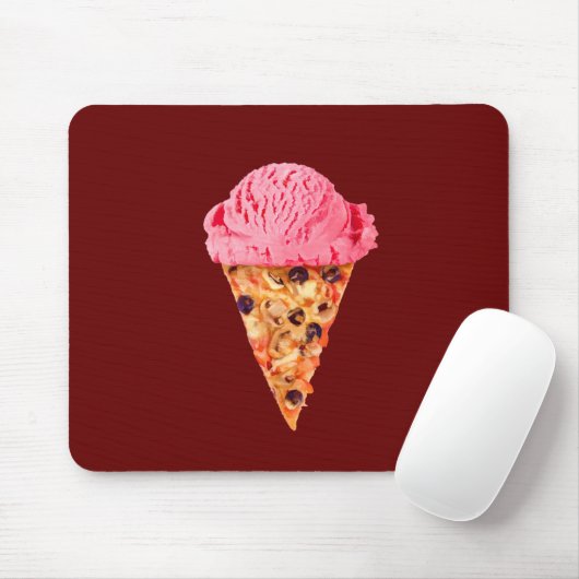 Ice Cream Pizza Mouse Pad Mousepad (Mit Mouse)
