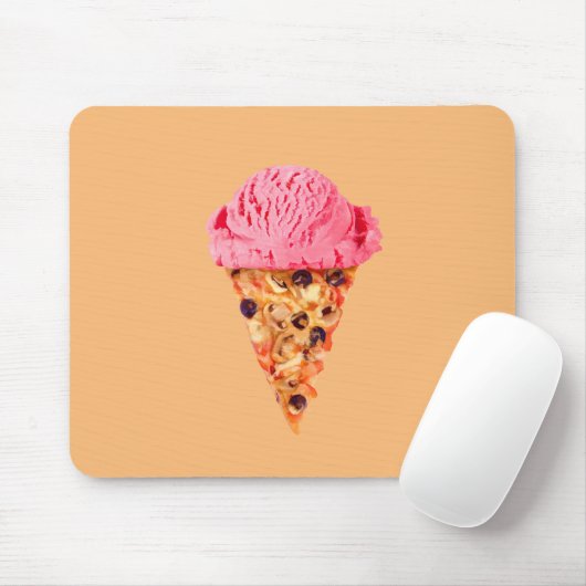 Ice Cream Pizza Mouse Pad Mousepad (Mit Mouse)