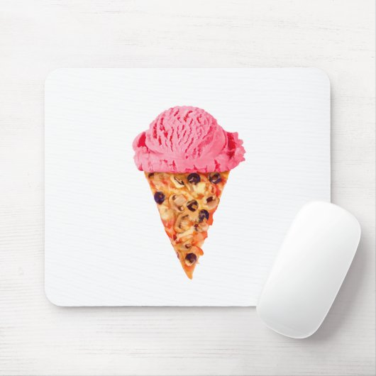 Ice Cream Pizza Mousepad (Mit Mouse)