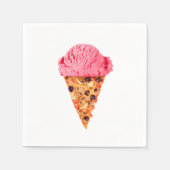 Ice Cream Pizza Serviette (Vorderseite)