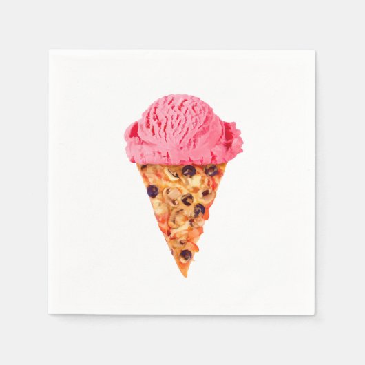 Ice Cream Pizza Serviette (Vorderseite)