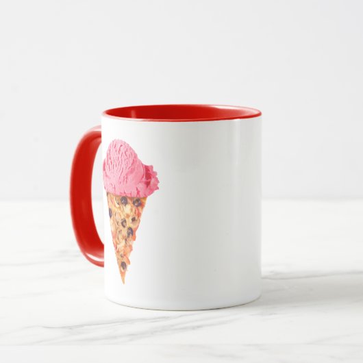 Ice Cream Pizza Tasse (Vorderseite Links)