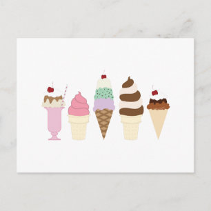 Ice Cream Postkarte