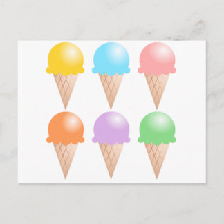 ICE CREAM POSTKARTE