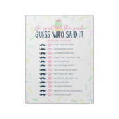 Ice Cream sagte sie sagte Dusche Game Pack Notizblock (Rotiert)