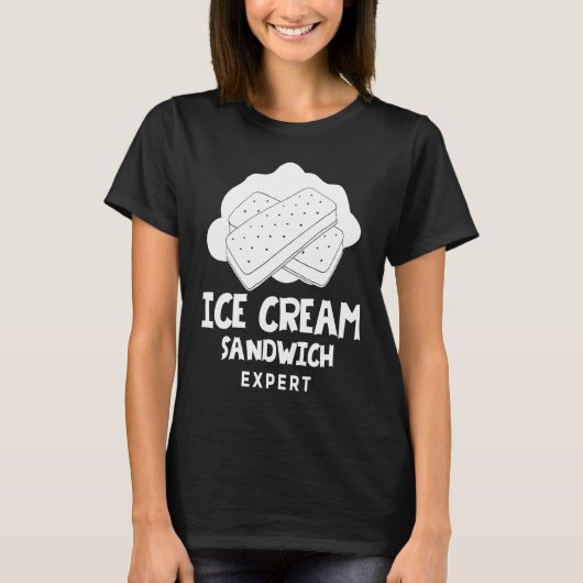 Ice Cream Sandwich Cookie Recipe T-Shirt (Vorderseite)