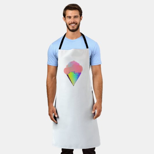 ICE CREAM SCHÜRZE (Getragen)