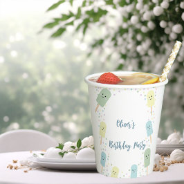 Ice Cream Scoop Confetti Geburtstagspartei Pappbecher