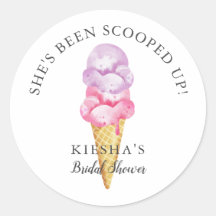 Ice Cream Scooped Up Brautparty Bevorzugung