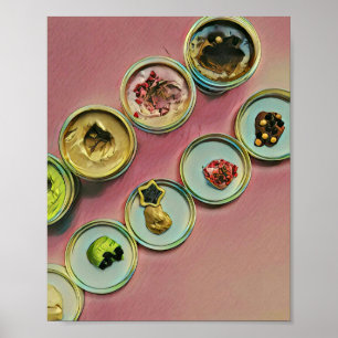 Ice cream shop decor poster