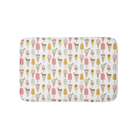 Ice Cream Shop Neuheit Badematte (Vorderseite)