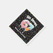 Ice Cream Six Seven 67 Birthday Napkins Serviette (Ecke)
