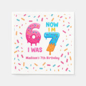 Ice Cream Six Seven 67 Birthday Napkins Serviette (Vorderseite)