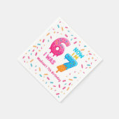 Ice Cream Six Seven 67 Birthday Napkins Serviette (Ecke)