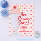 Ice Cream Social Flyer (Einzeln)