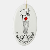 Ice Cream Soda Day Keramik Ornament (Rechts)