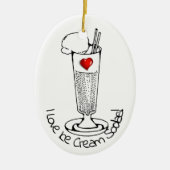 Ice Cream Soda Day Keramik Ornament (Vorne)