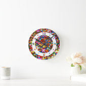 Ice Cream Sprinkles Numbered Runde Wanduhr (Zuhause)