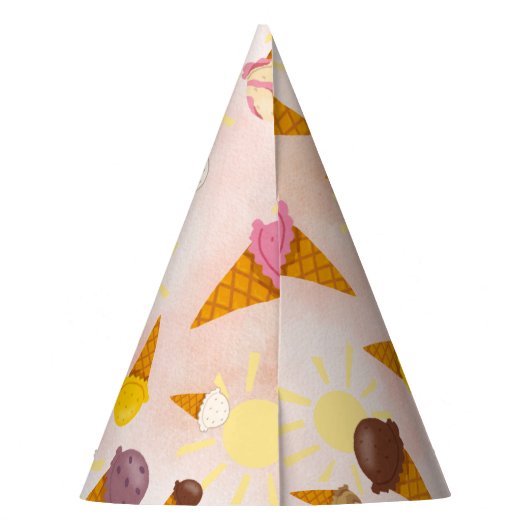 Ice cream summer party  partyhütchen (Rückseite)