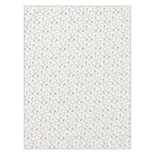 Ice Cream Sundae Desserts Pattern White Tischdecke (Vorderseite)