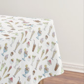Ice Cream Sundae Desserts Pattern White Tischdecke (Beispiel)