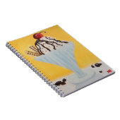 Ice Cream Sundae Notizblock (Rechte Seite)