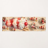 Ice cream sundae premium yogamatte (Vorderseite (Horizontal))