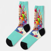 ICE CREAM SUNDAE SOCKEN (Linkes Detail)