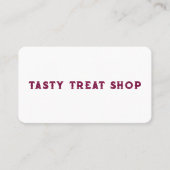 Ice Cream Sweet Popsicle Treats | Desserts Visitenkarte (Vorderseite)