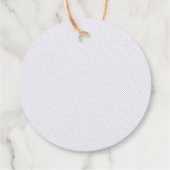 Ice Cream Thema Danke Geschenkanhänger (Rückseite)