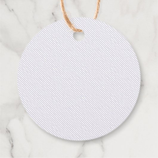 Ice Cream Thema Danke Geschenkanhänger (Rückseite)