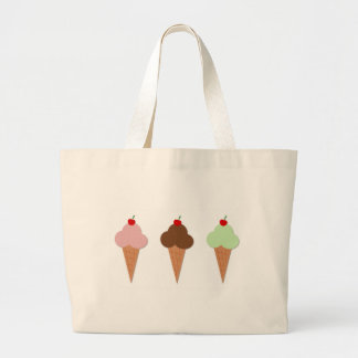 Ice Cream Trio Jumbo Stoffbeutel