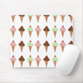 Ice Cream Trio Mousepad (Mit Mouse)