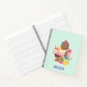 Ice Cream Trio Neopolitan Flavor Notizblock (Innenseite)