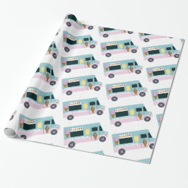 Ice Cream Truck Design Geschenkpapier